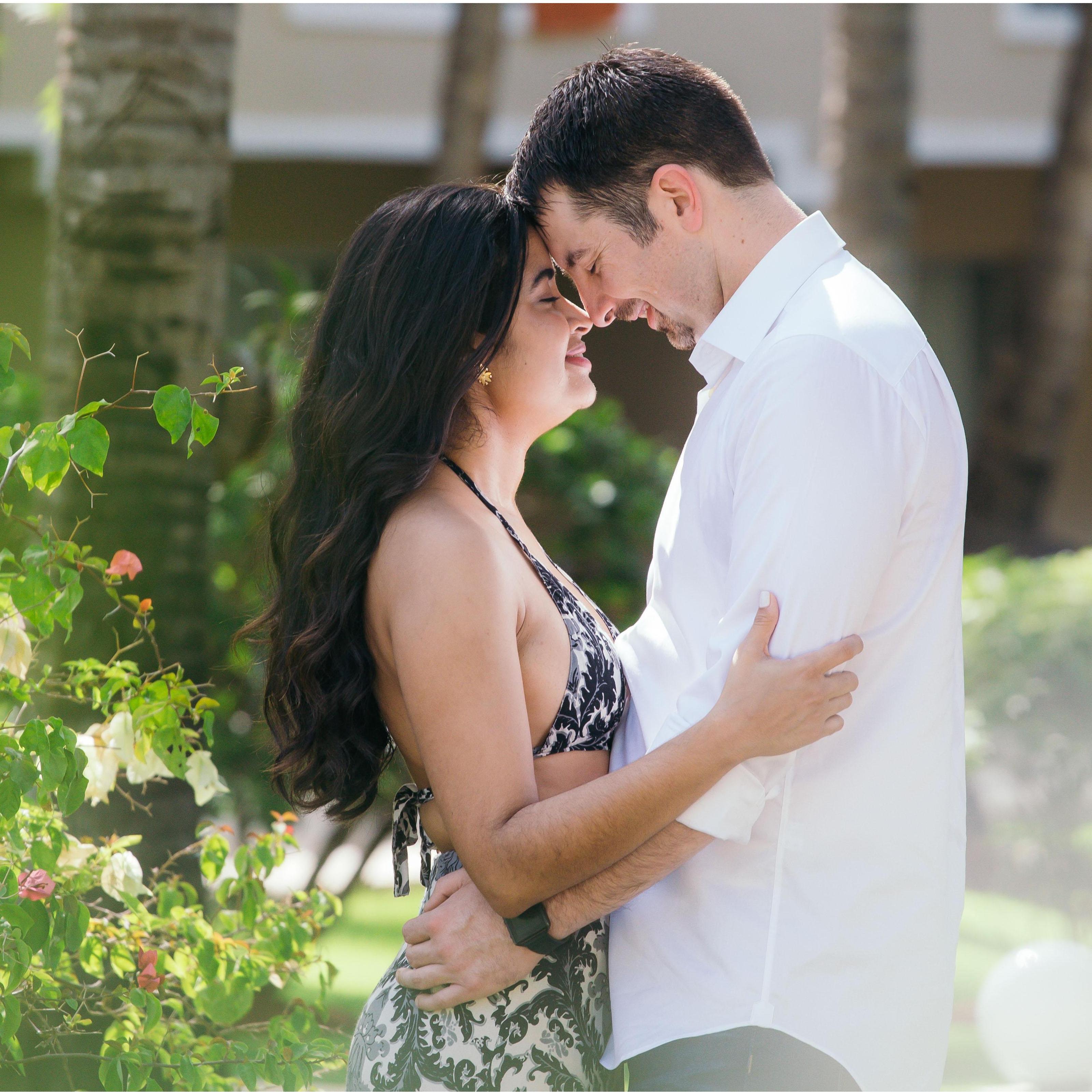 Engagement pictures in Punta Cana, DR.