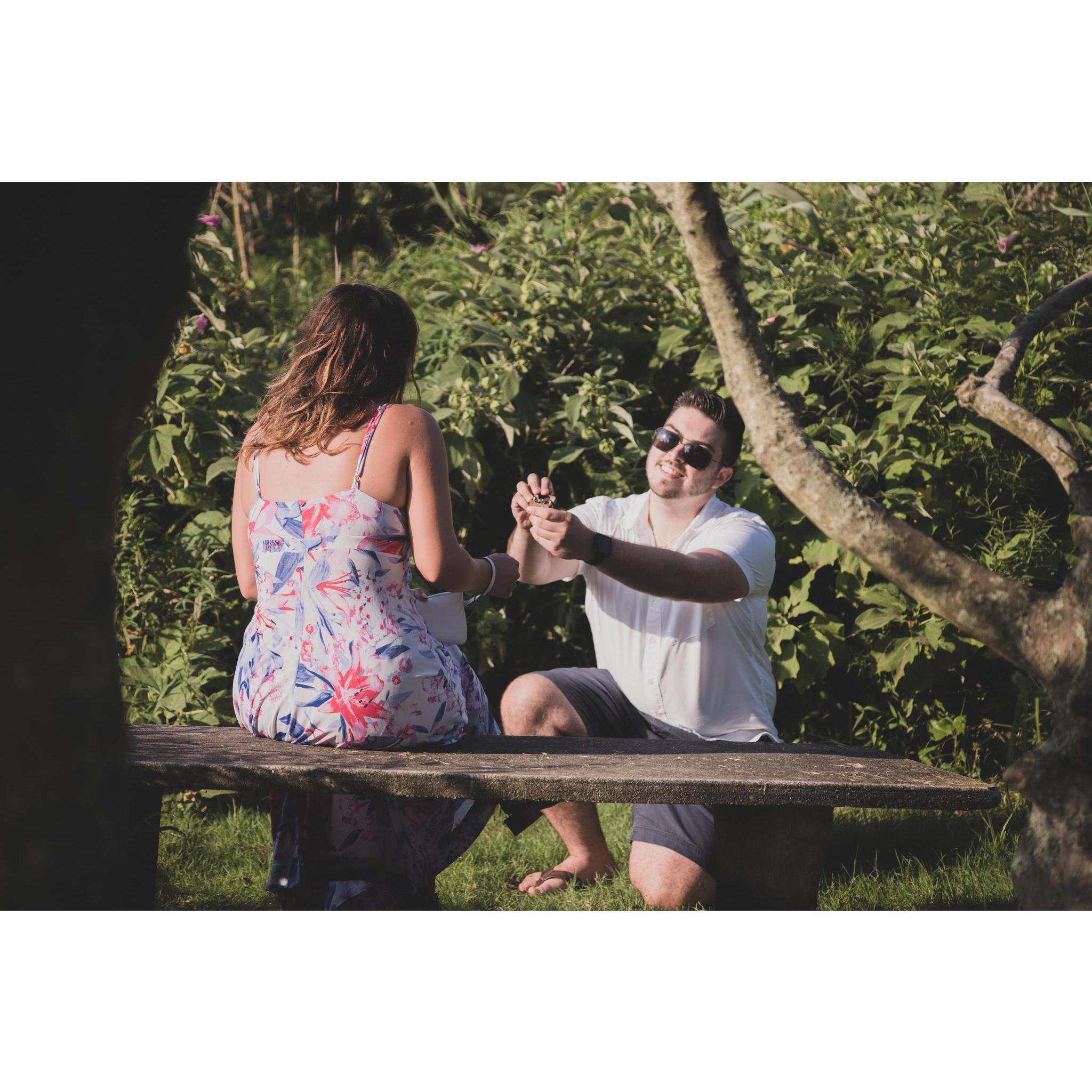 The moment we agreed to be husband and wife.