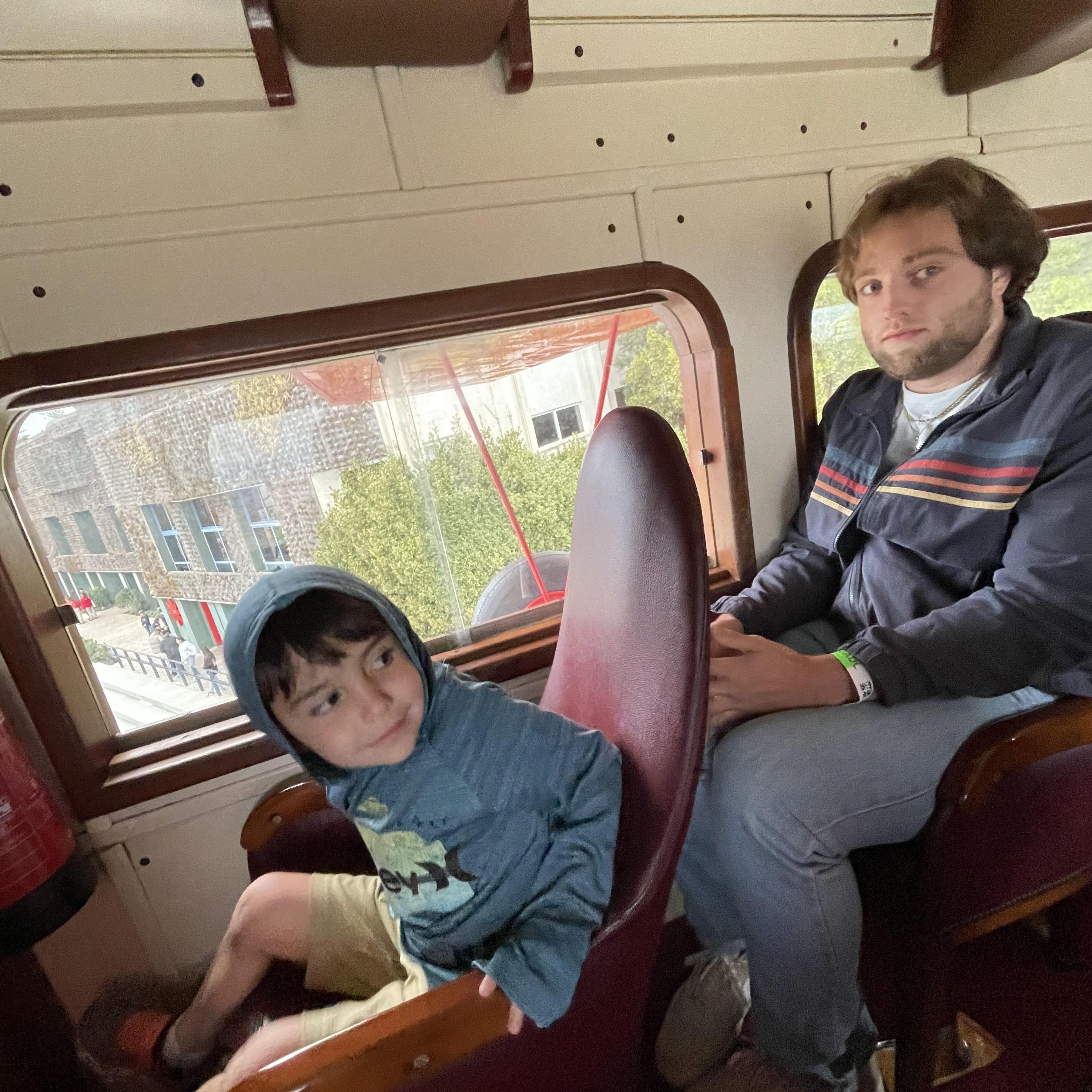 tiny plane for Adam... the coolest thing ever for Jake