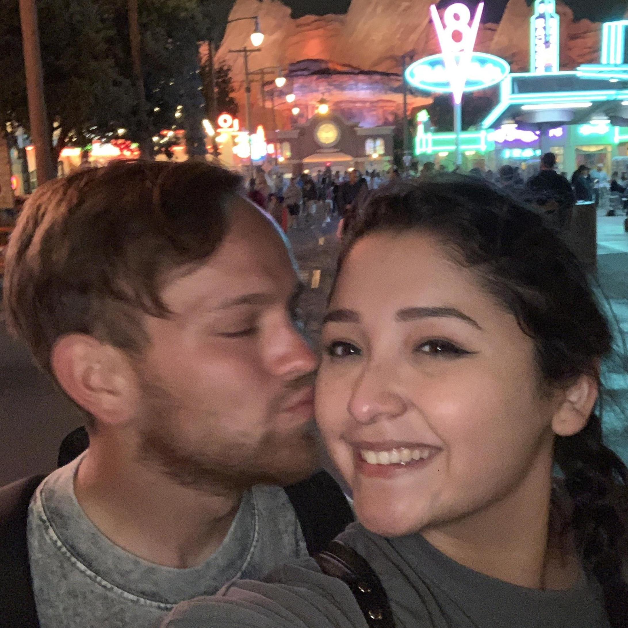 Our last night in Disneyland, we were very tired!