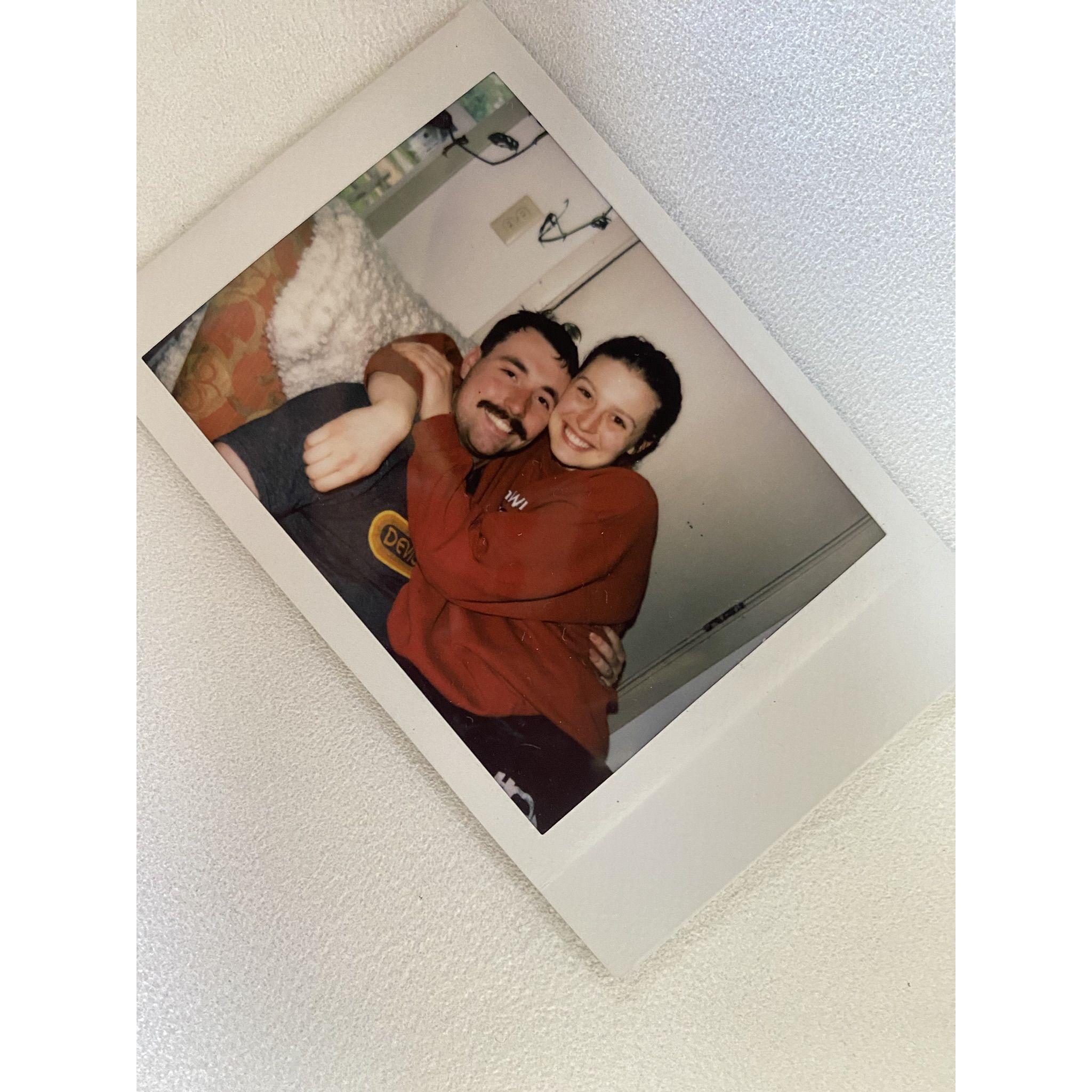 Our friend Lisa took this on her polaroid.