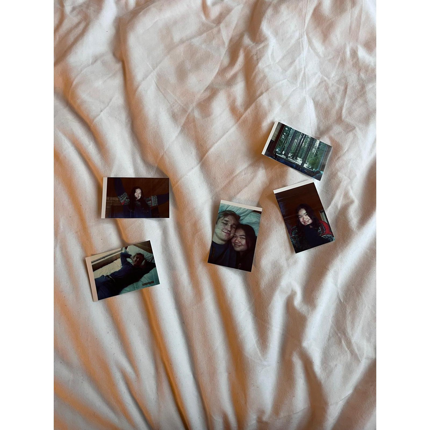 Polaroids from our first trip together. March 2023