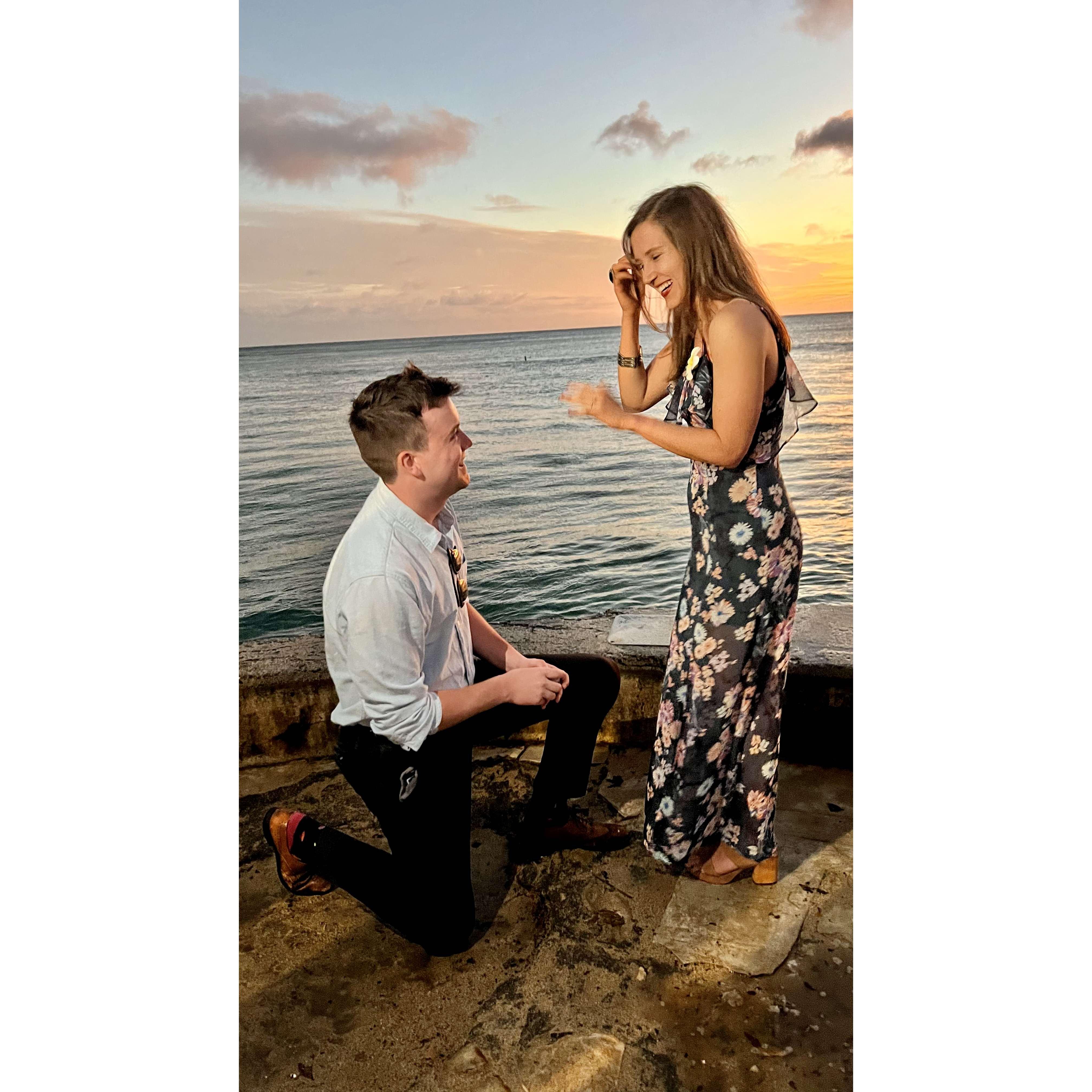 April 20th, 2022 when ryan "finally" popped the question! 