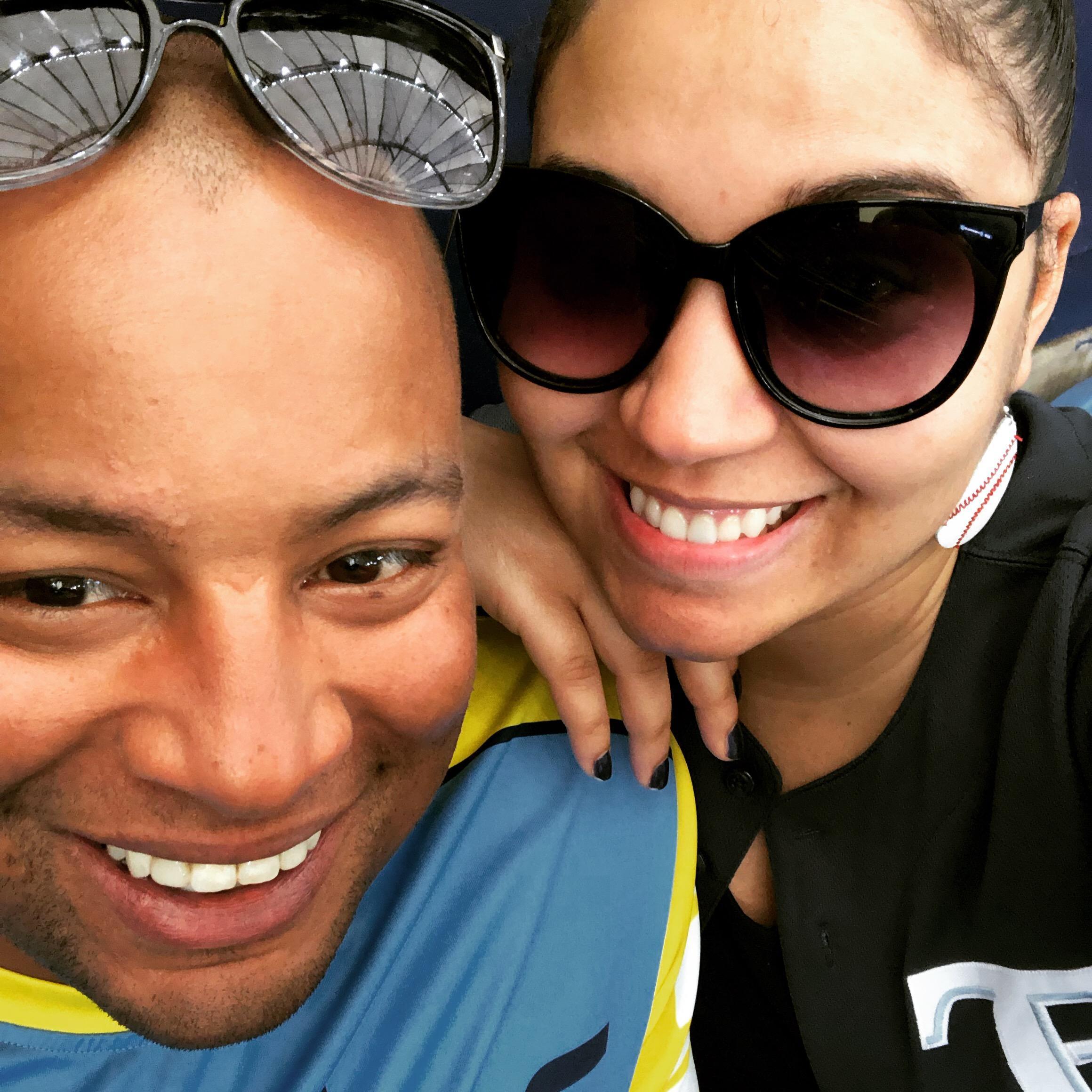 Our Love at the Trop enjoying the Rays play