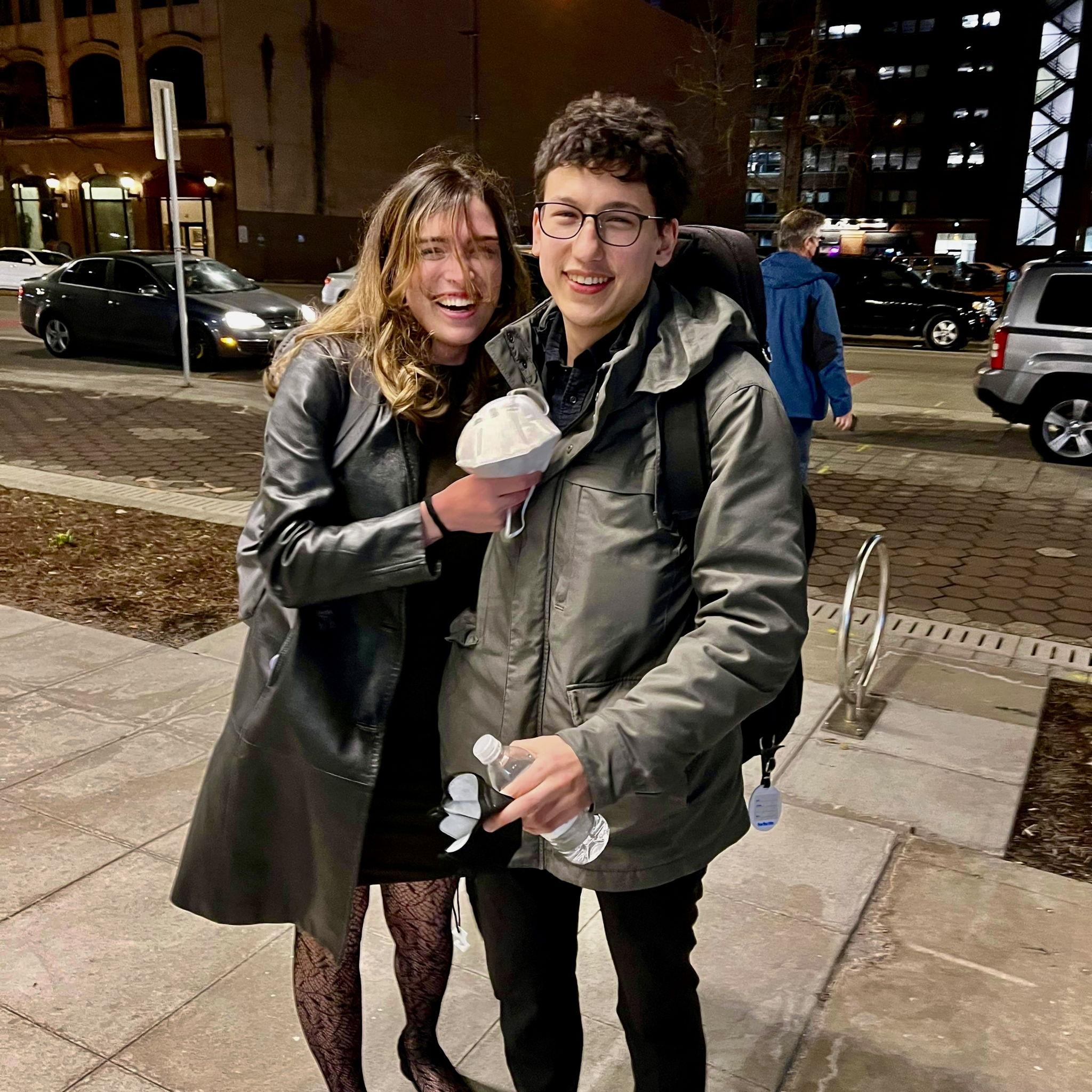 Surprising Tristan at his performance with the Indianapolis Symphony, January 2022