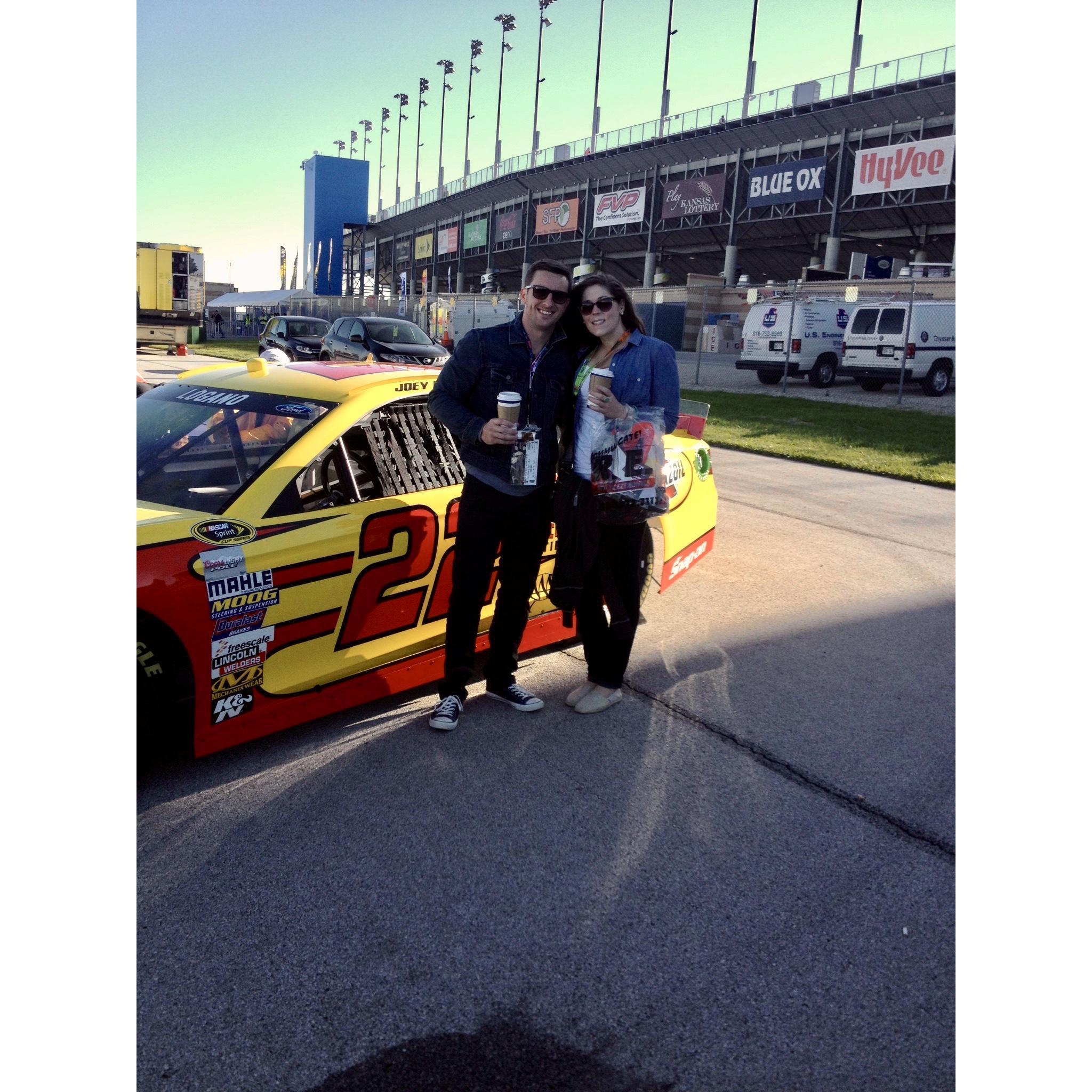 Em's first Nascar Race