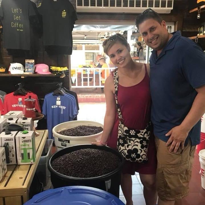 Our first trip to Key West together & stop at Cuban Coffee Queen!