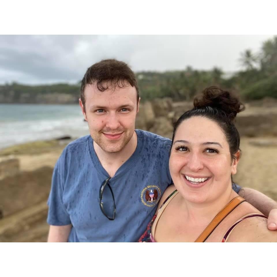 On our first big vacation together in Puerto Rico