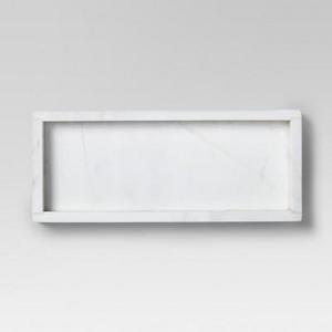 Rectangle Marble Serving Tray - Small - White - Threshold™