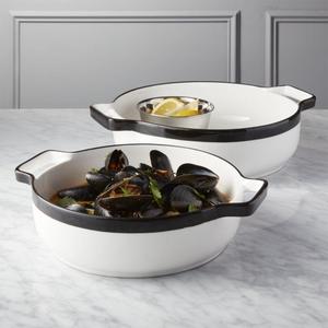 Tux White Baking Dishes
