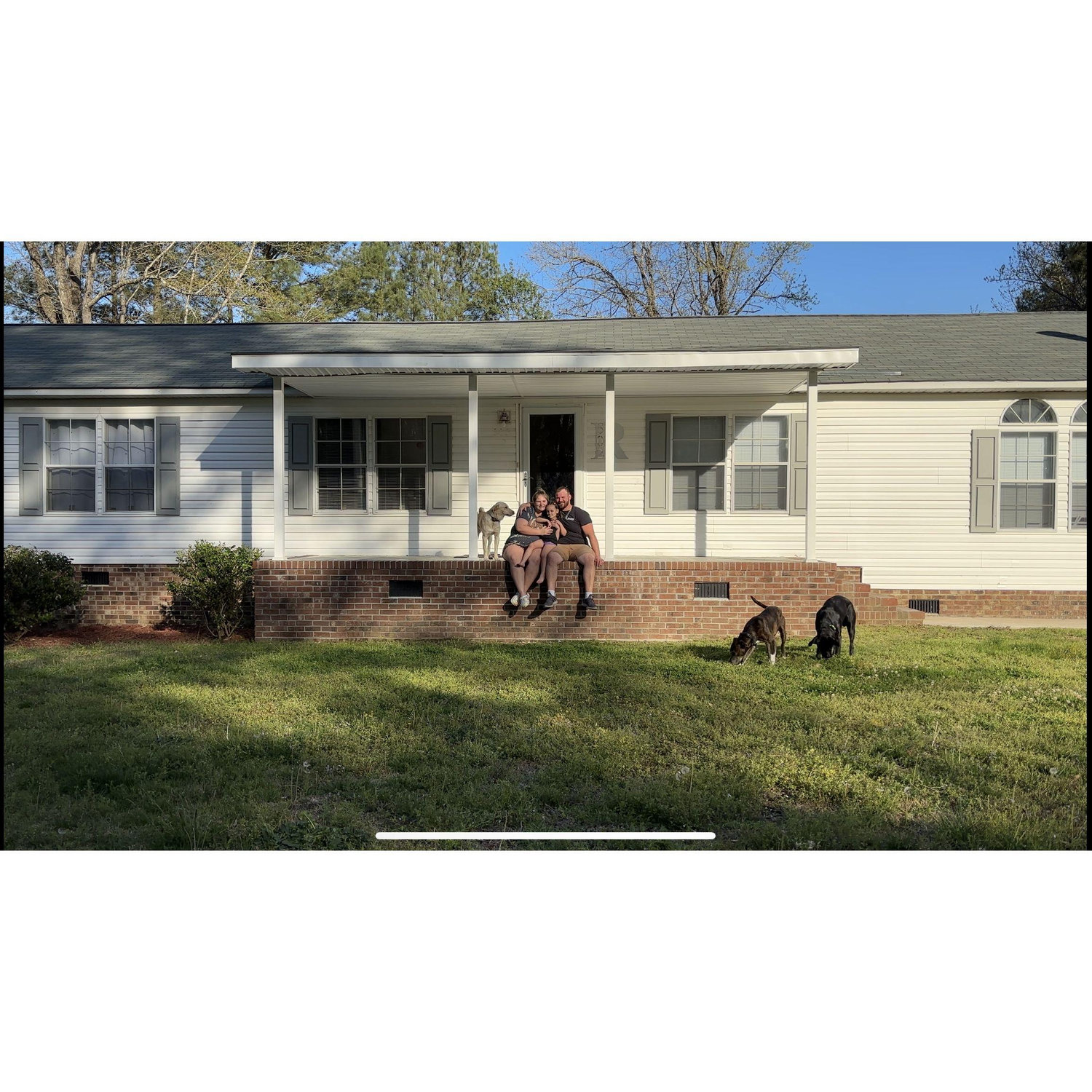Our first house together.
