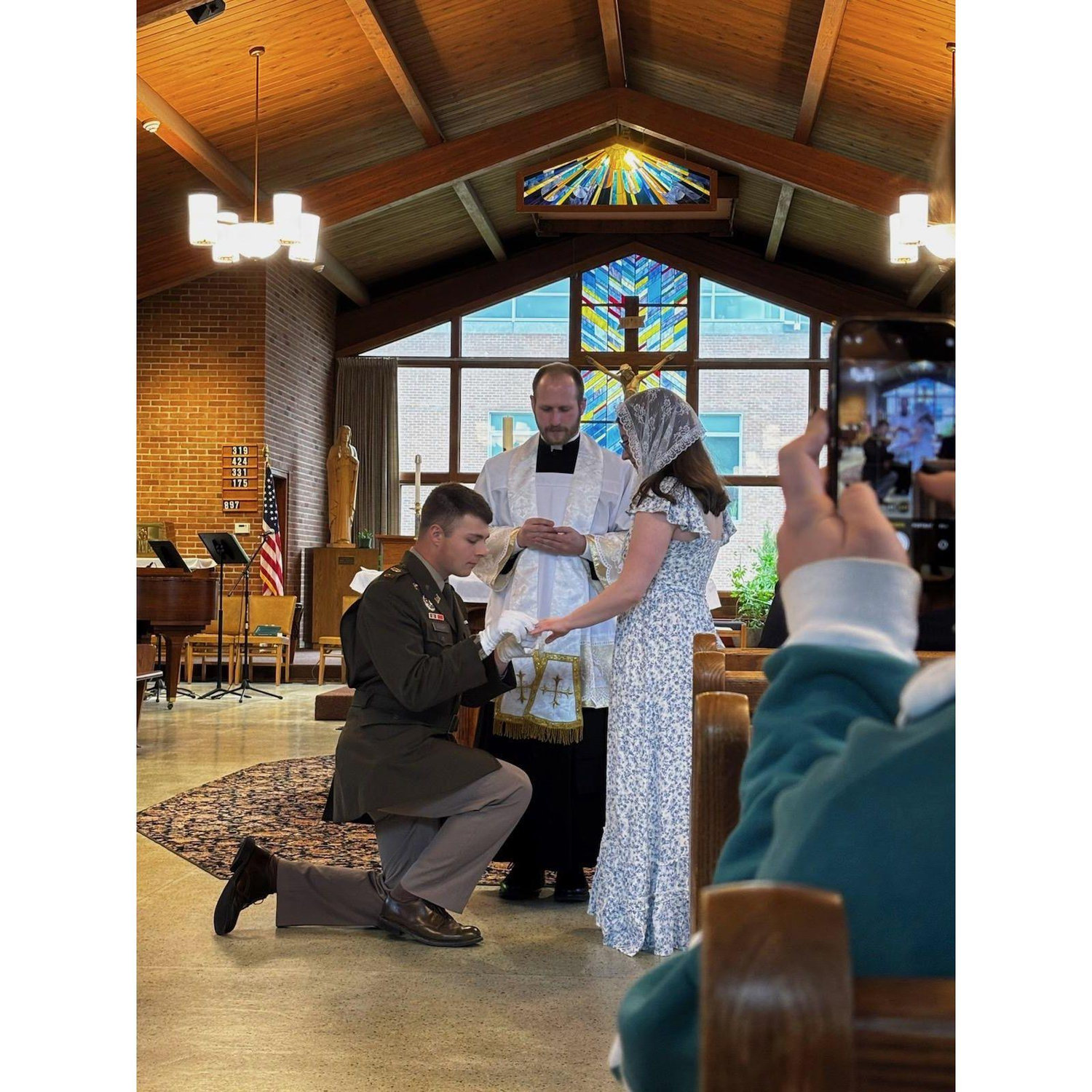 Our betrothal ceremony