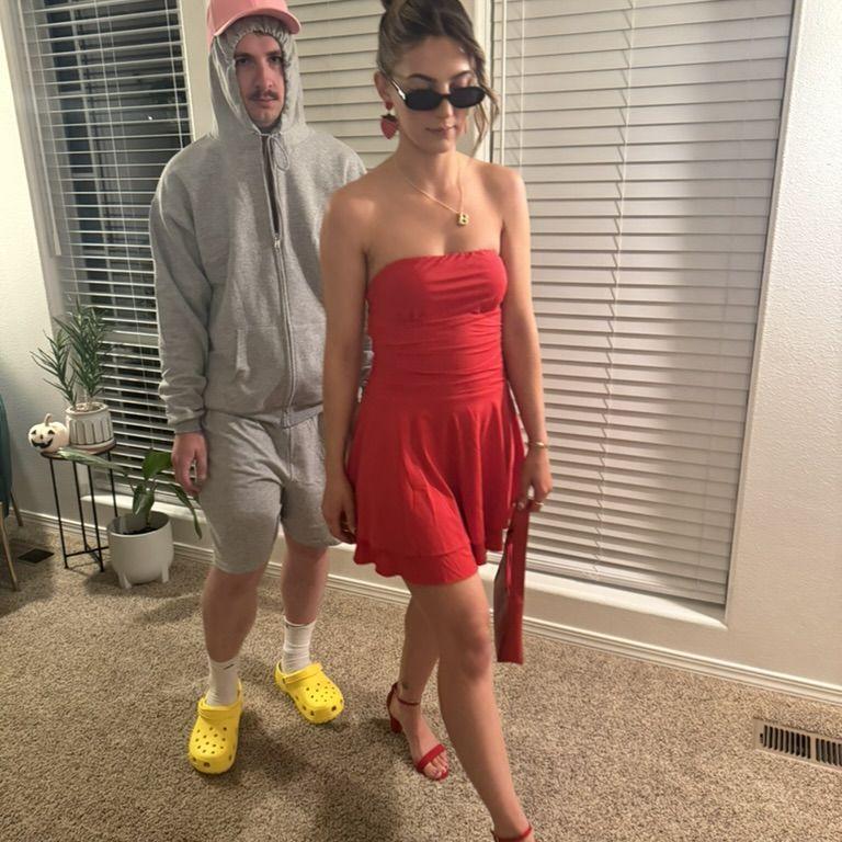 Halloween as Hailey and Justin Bieber