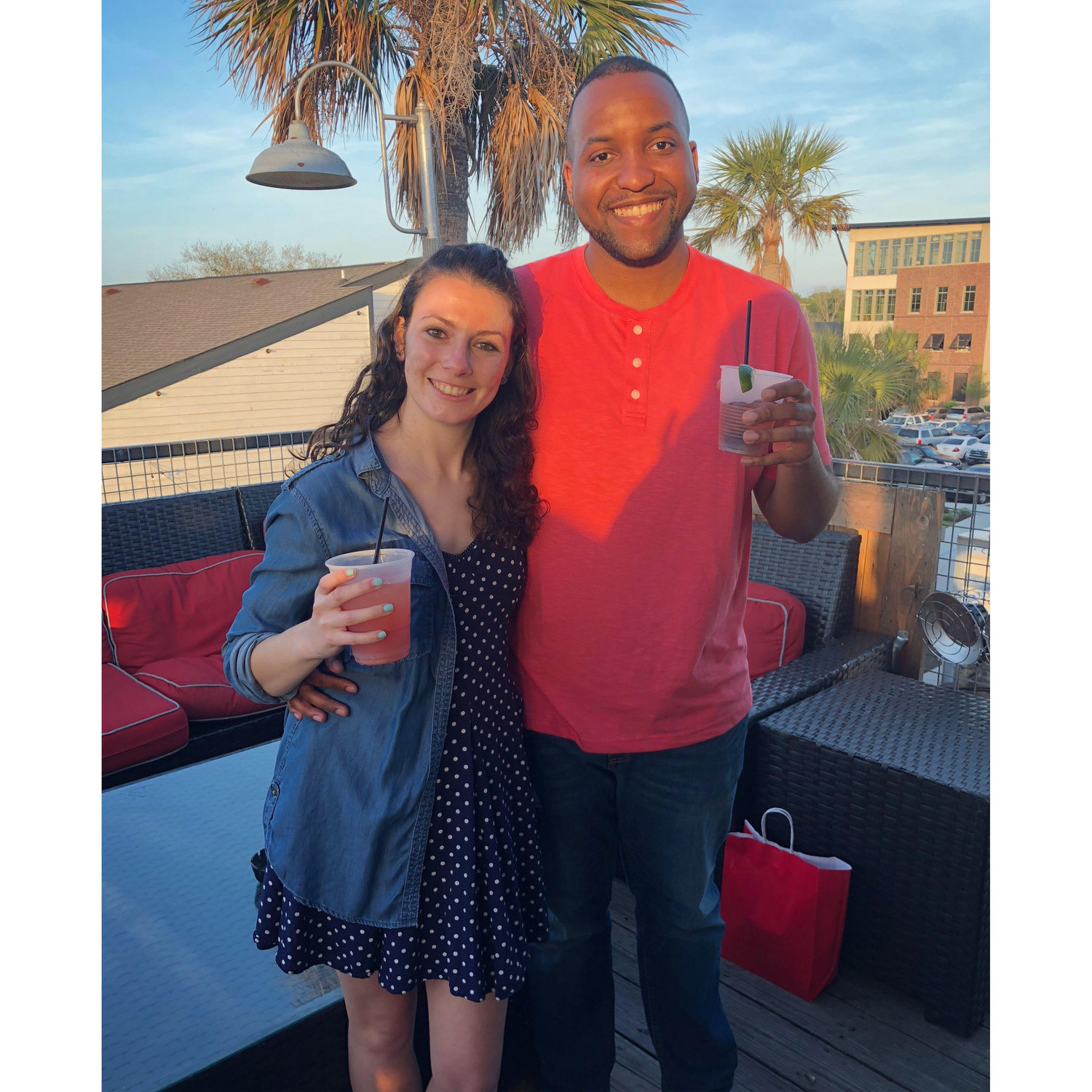 Celebrating Cory's 22nd birthday at Shem Creek.