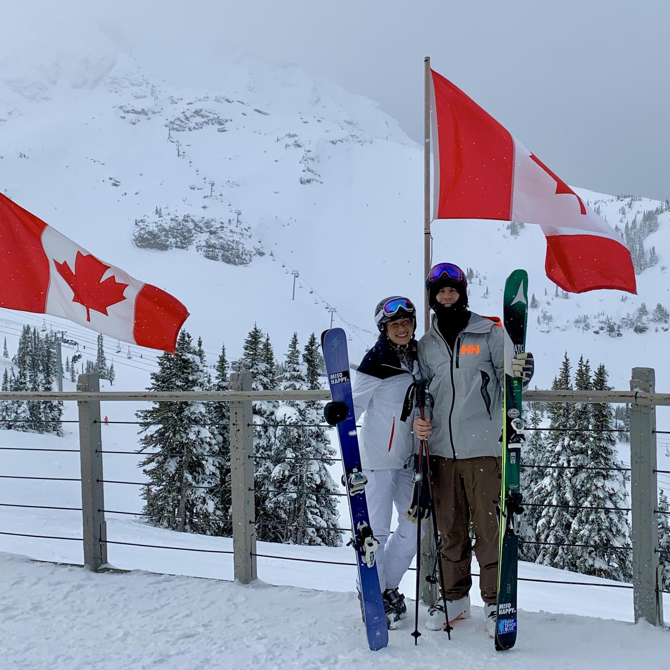 Celebrating our engagement in Whistler!