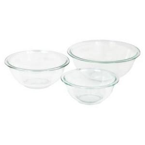 Pyrex Prepware 3 piece Mixing Bowl Set