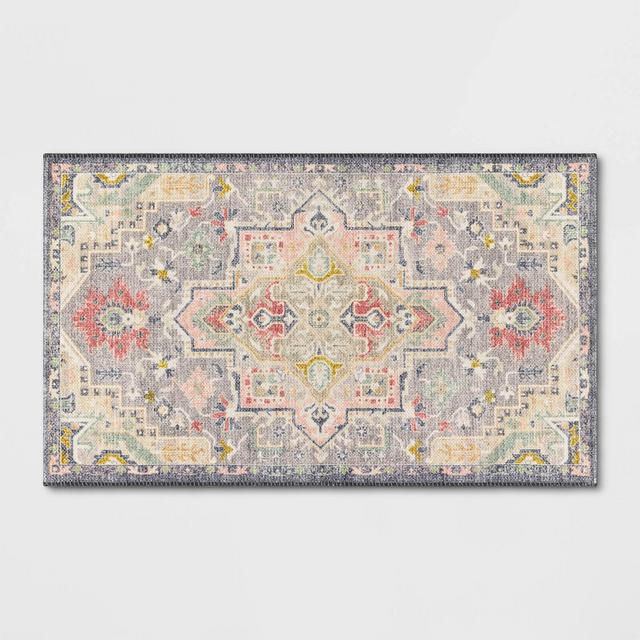 2'1"x3'2" Zebrina Medallion Persian Printed Accent Rug - Opalhouse™