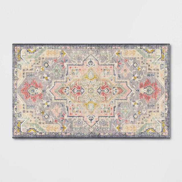 2'1"x3'2" Zebrina Medallion Persian Printed Accent Rug - Opalhouse™