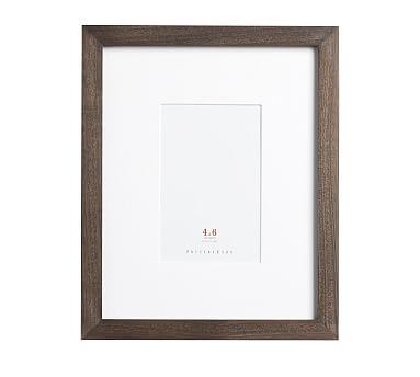Wood Gallery Single Opening Frame, 4 x 6 - Charcoal