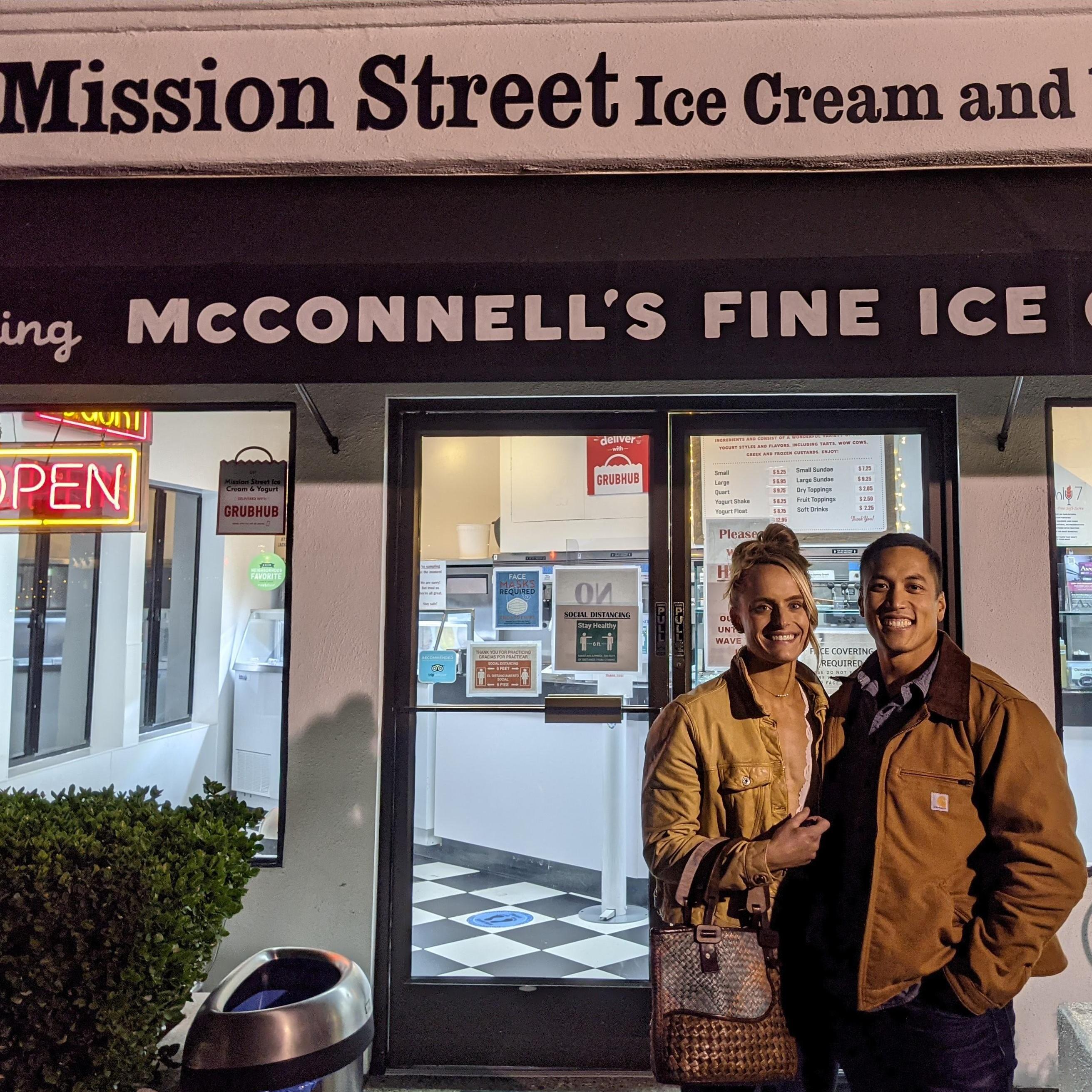 Did I mention that we love food? One of our very first date nights ended in ice cream here and we had to make a trip back while engaged!