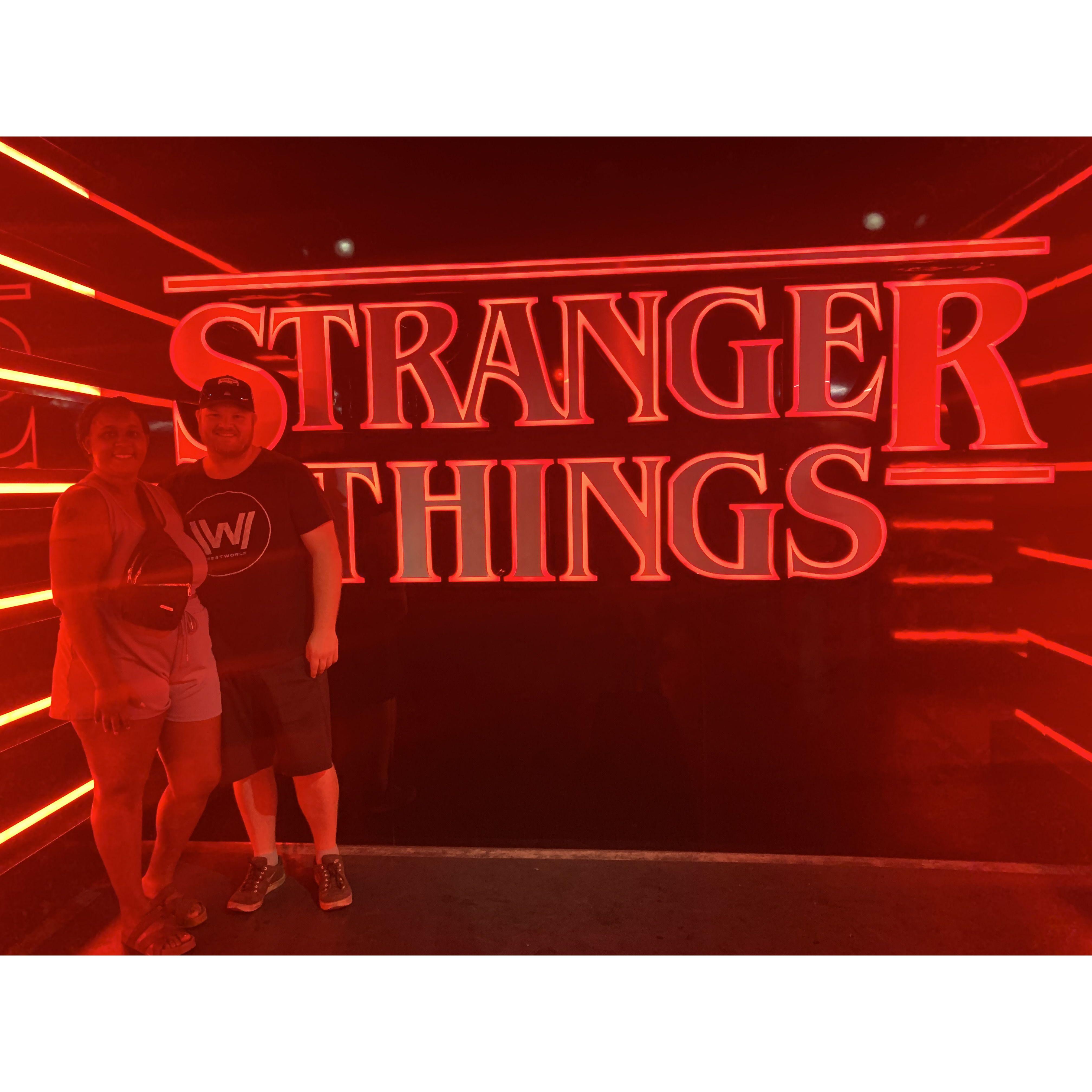 July 2023, Andrew and I went to Las Vegas for a Health Conference I was invited to, which was Andrew's first time going. During our explorations, we visited the Stranger Things Experience store.
