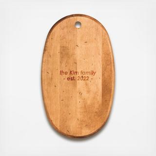 Artisan Oval Cutting Board - Personalized