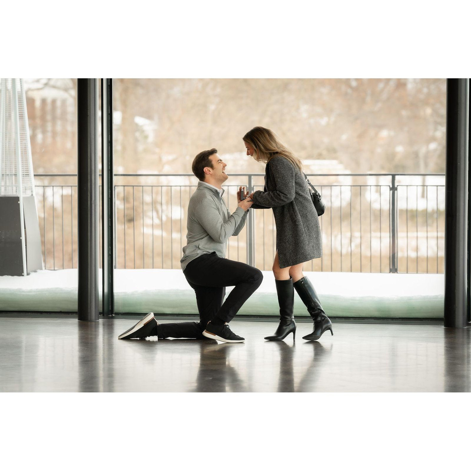 Proposal at the War Memorial
