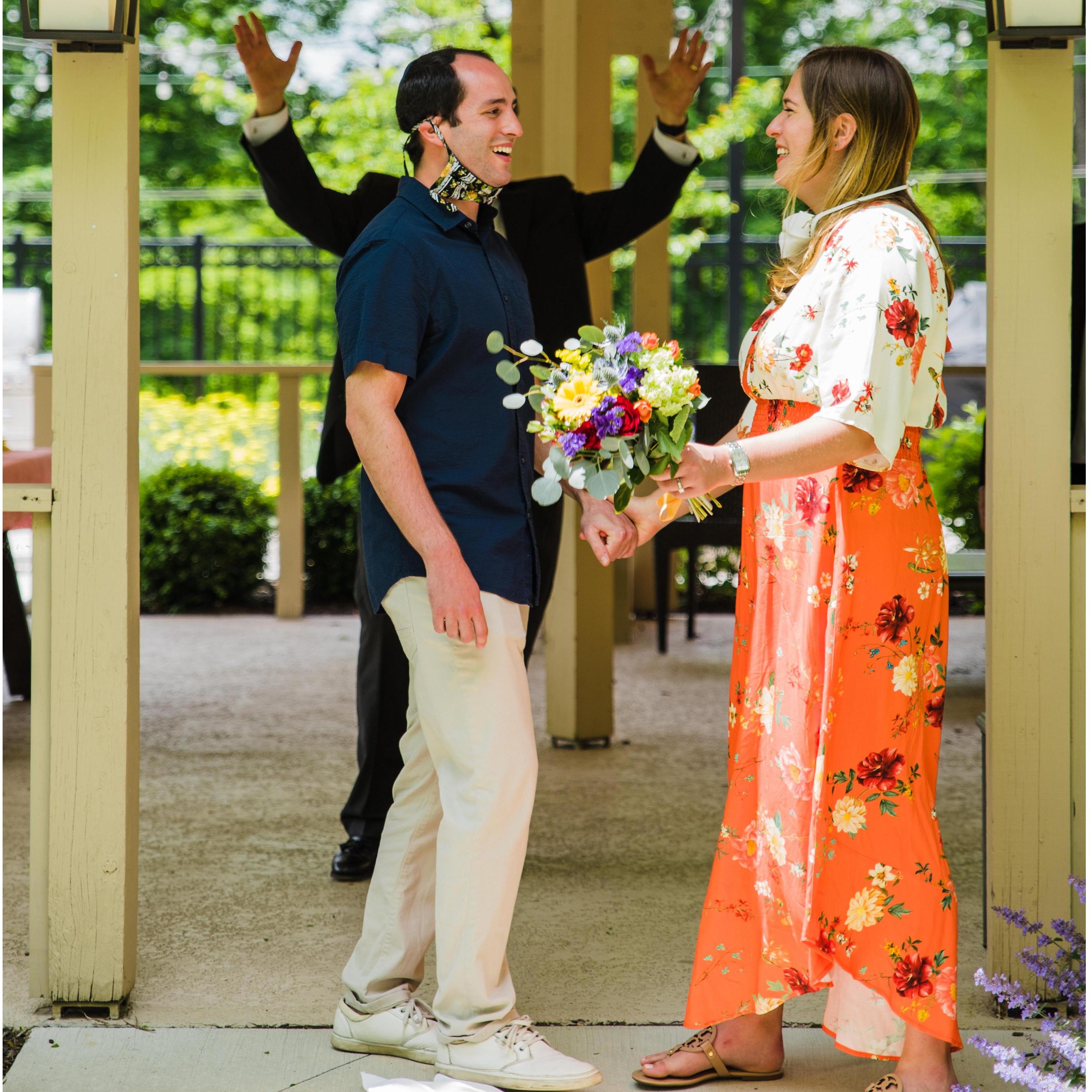 May 2020: Mini wedding ceremony