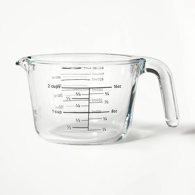 2 Cup Glass Measuring Cup Clear - Figmint™