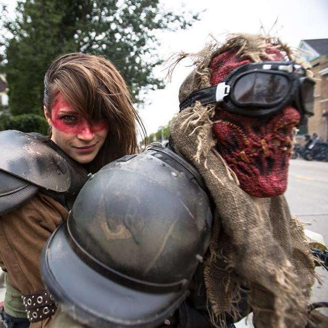 Some sweet couples bonding at the annual Mad Max Milwaukee ride!