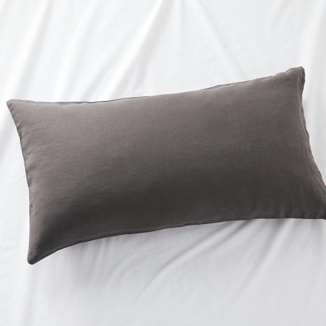 Soft Linen Grey King Sham