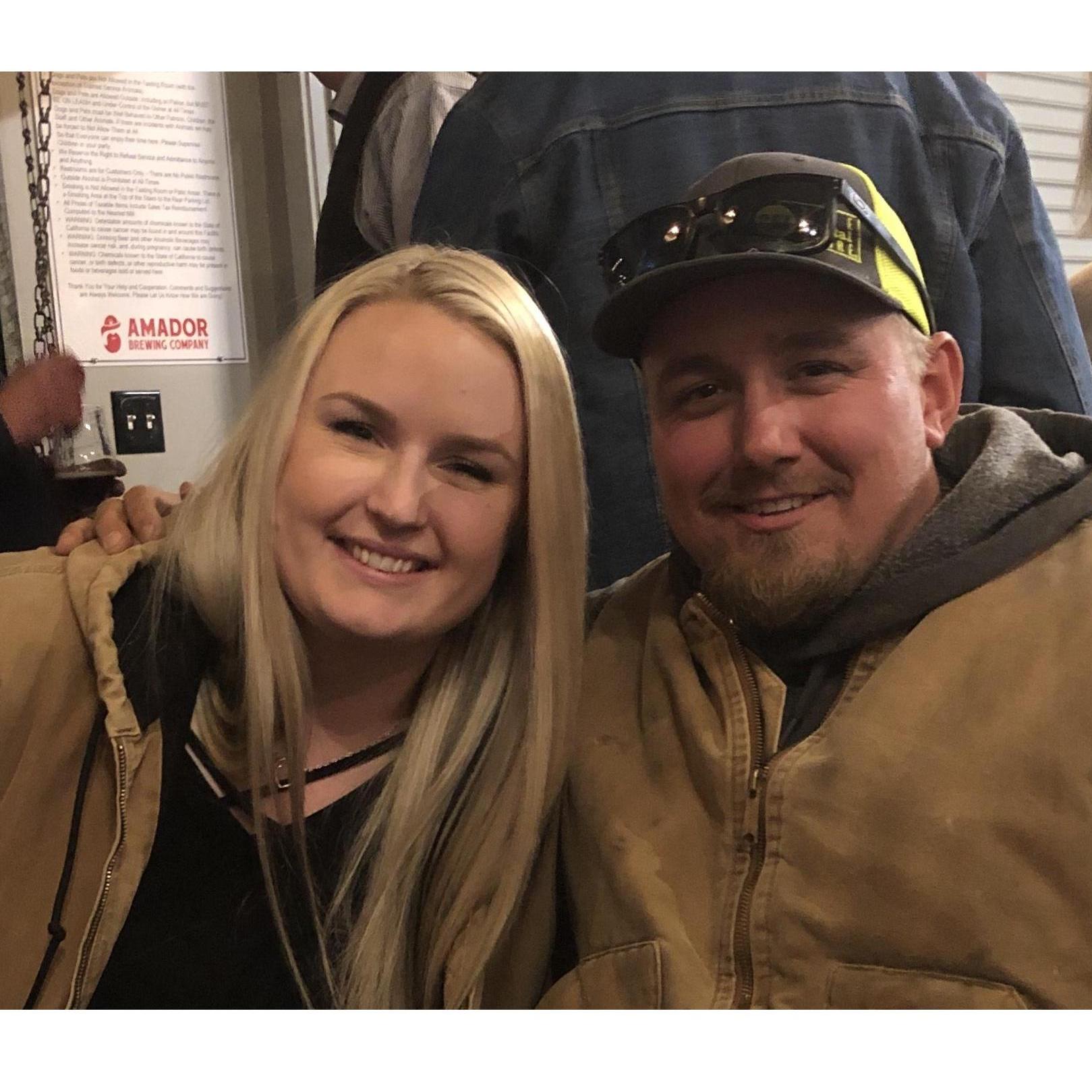 Our third date at Amador Brewing