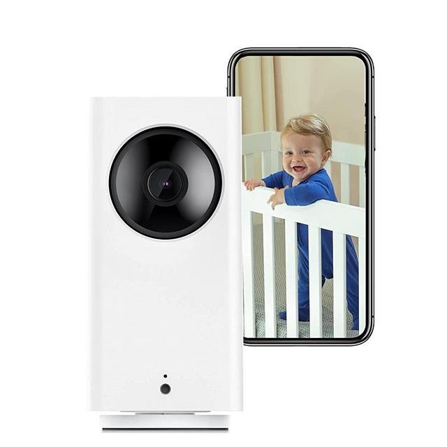 WYZE Cam Pan v2 1080p Pan/Tilt/Zoom Indoor Baby Monitoring Camera with Color Night Vision, Motion and Sound Detection, Home Security Camera Works with Alexa & Google Assistant