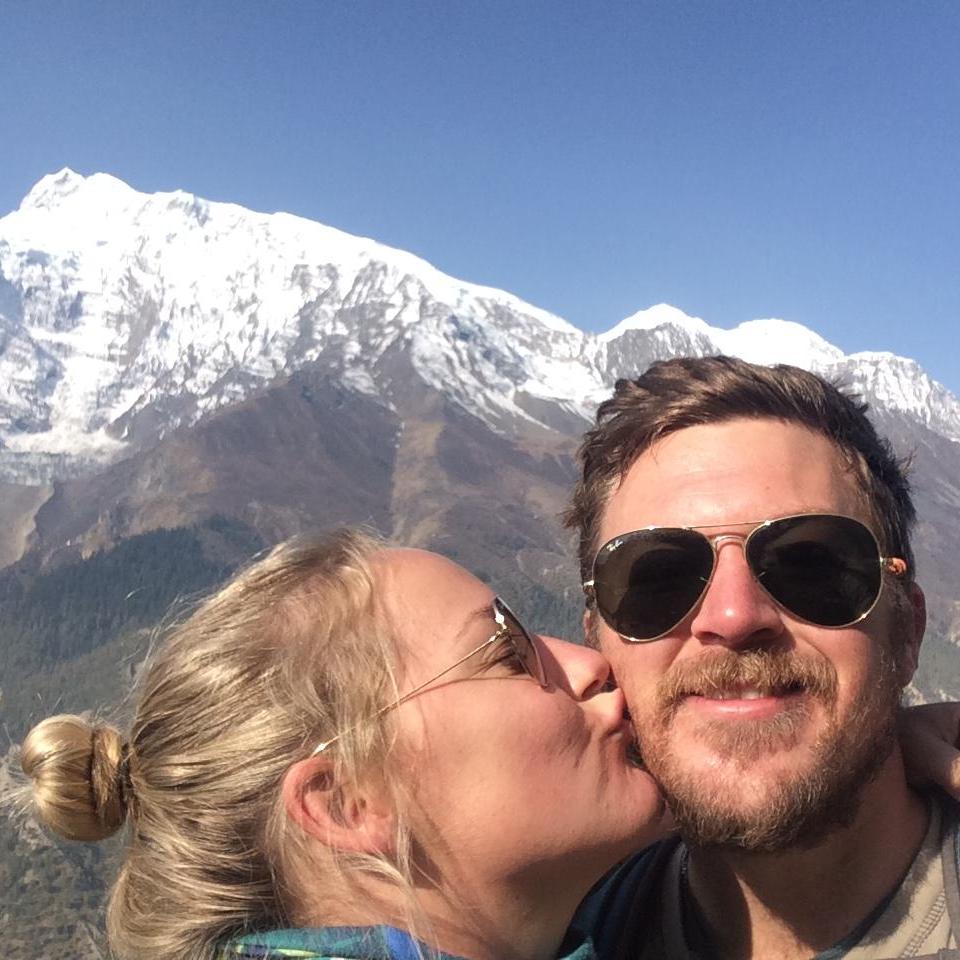 Around 15,000 feet high on the Annapurna Circuit in Nepal.
