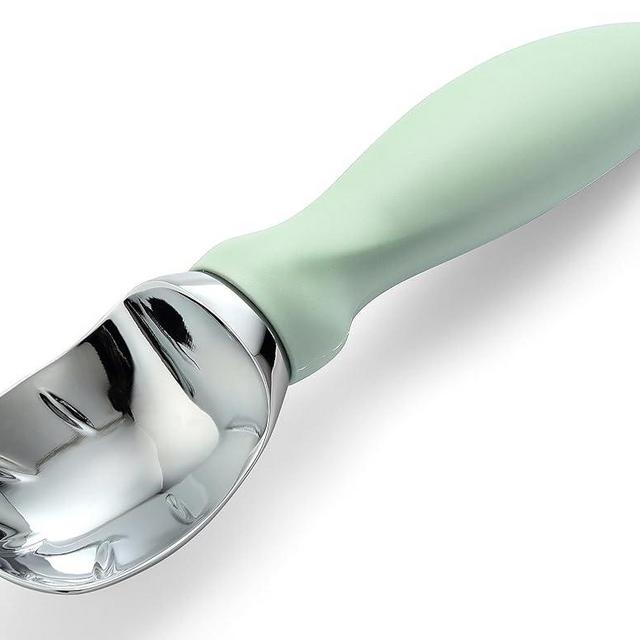 Spring Chef Ice Cream Scoop with Comfortable Handle, Professional Heavy Duty Sturdy Scooper, Premium Kitchen Tool for Cookie Dough, Gelato, Sorbet, Pistachio