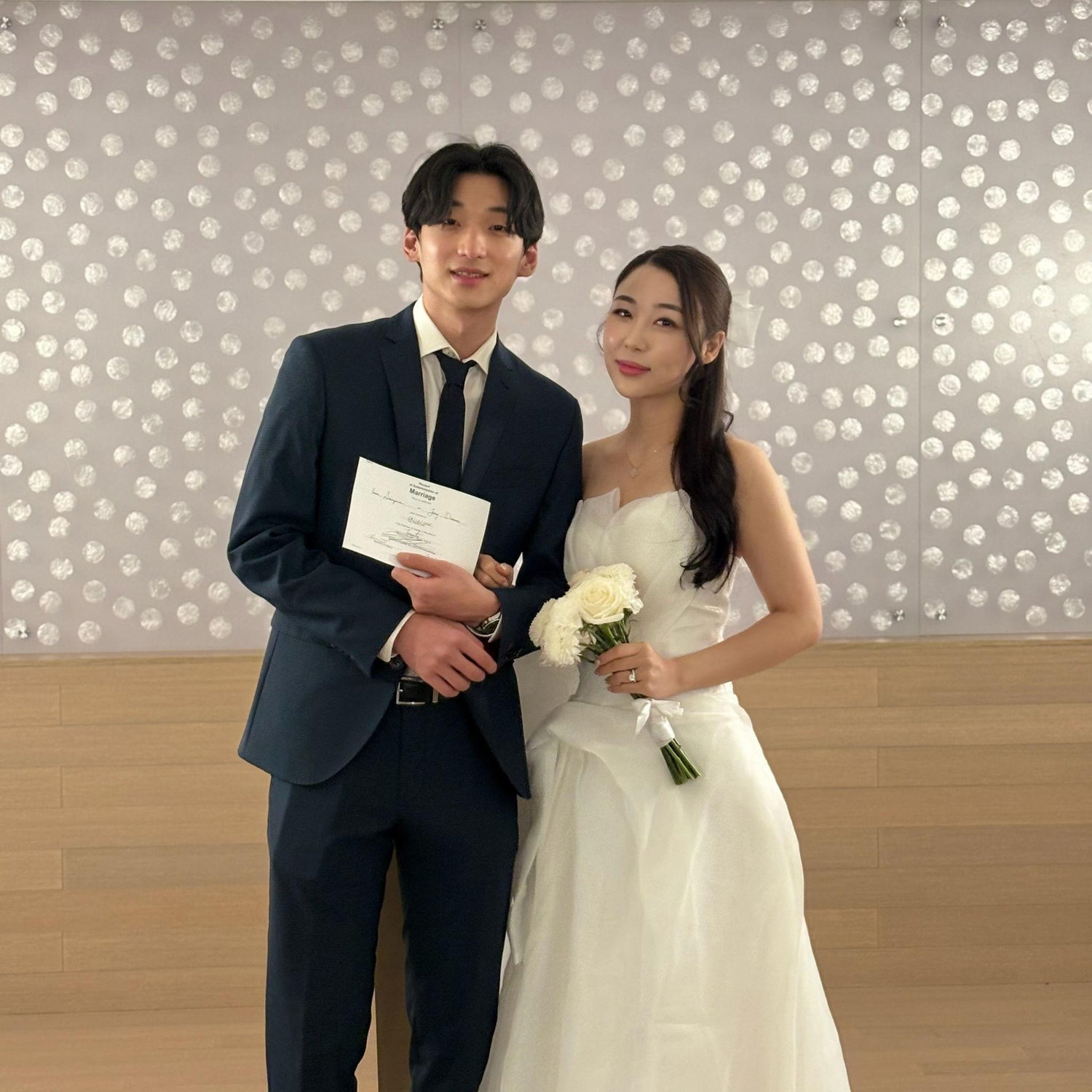 Yeah we're actually married already... don't tell our parents yet 🤫🤫