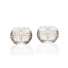 Baccarat Eye Clear Votives, Set of 2