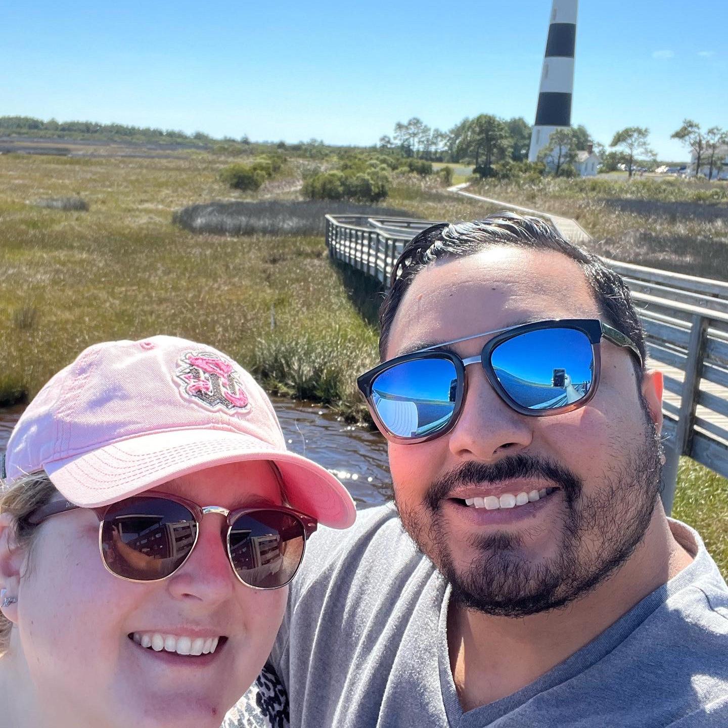 Izzy’s first lighthouse tour in the Outer Banks, October 2022