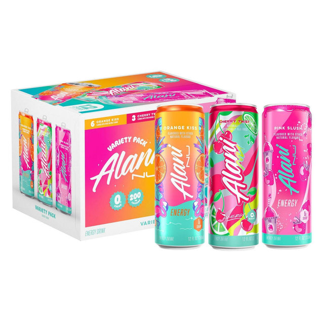 Alani Nu Variety Pack Energy Drink - 12pk/12 fl oz Cans