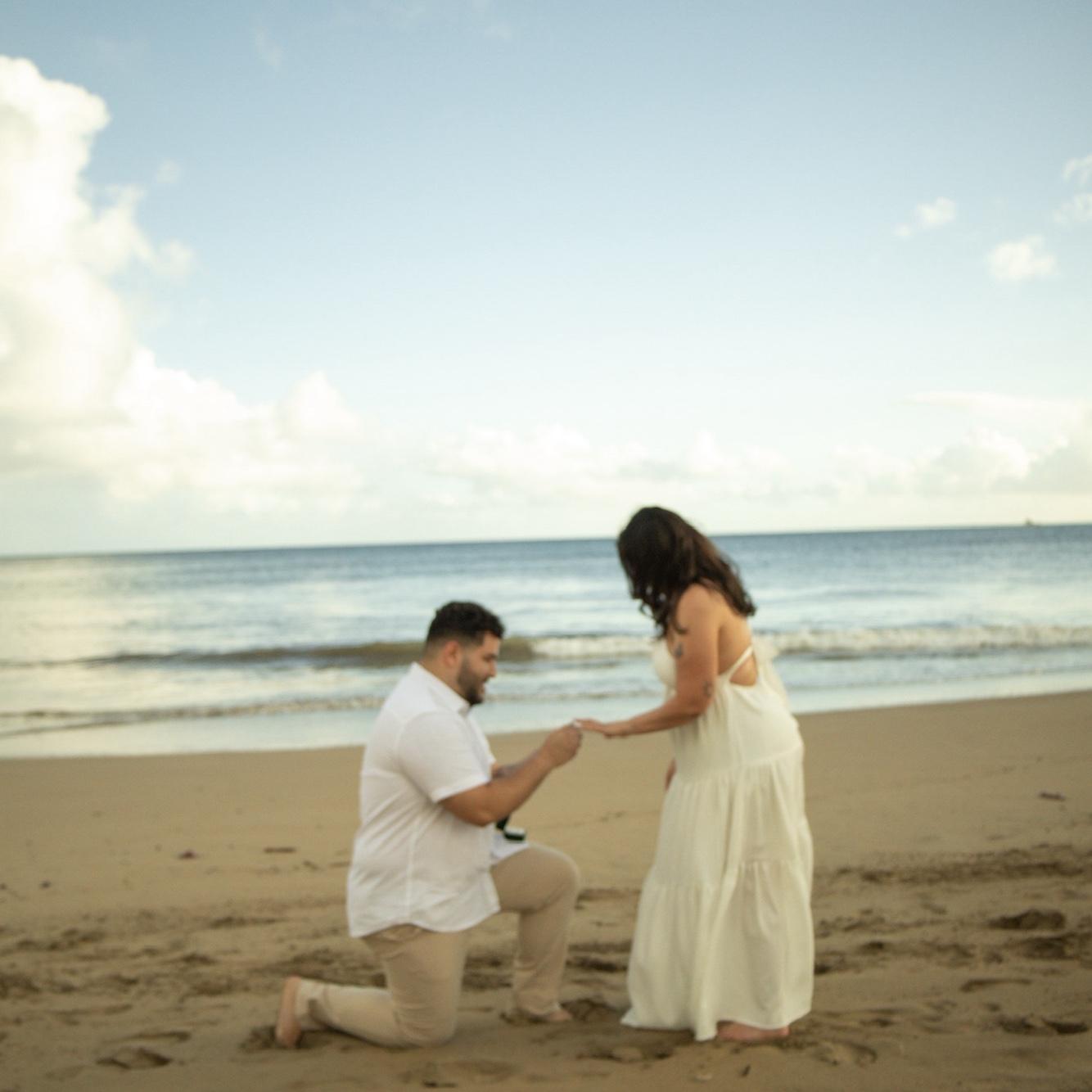 THE PROPOSAL! Putting the ring on!