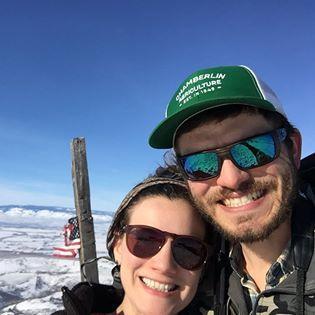 Snowy hike in Ellensburg.