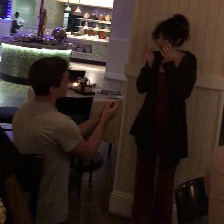 She said yes!