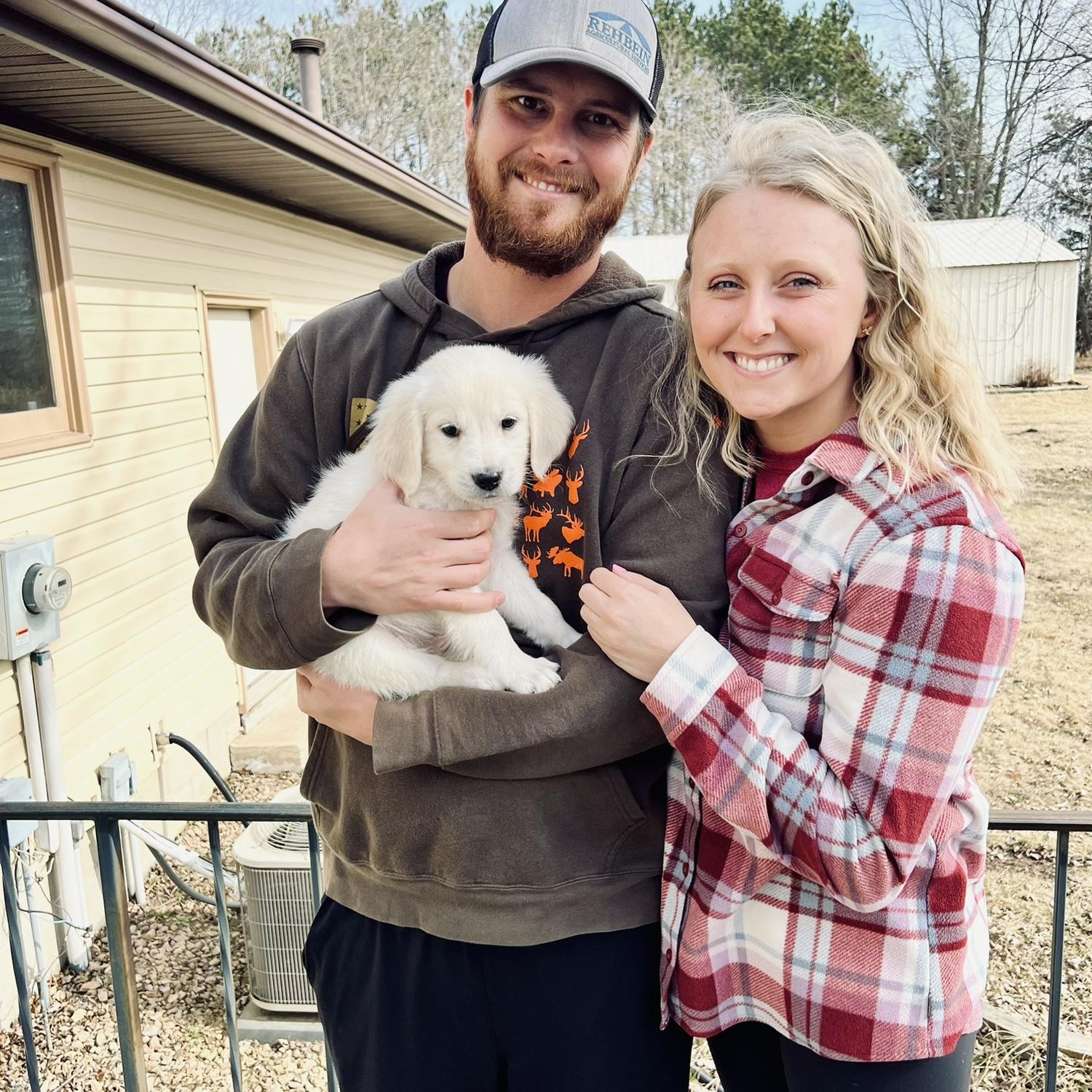 One of the best days ever!! Our family grew by 4 paws on March 2nd, 2024- we brought home our little Baxter boy!