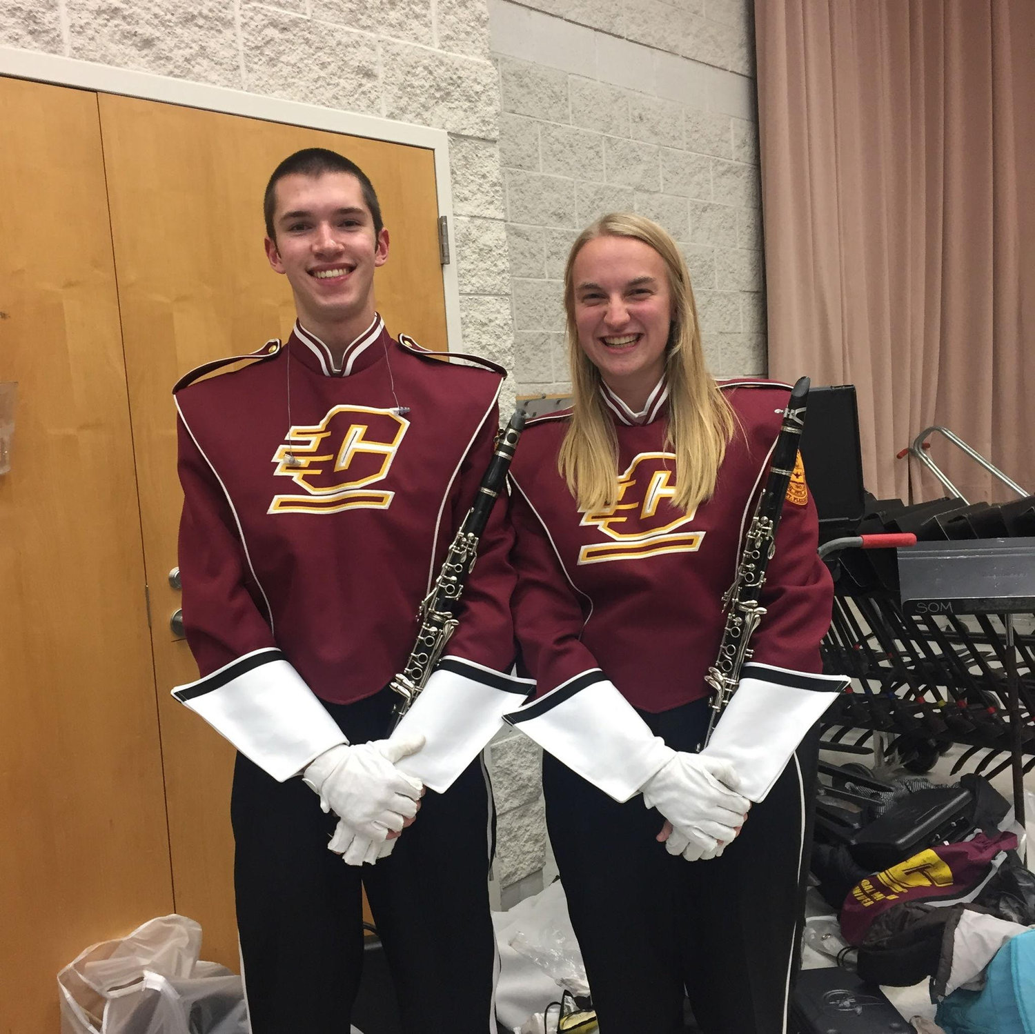 2017- The year we met and joined the Chippewa Marching Band.