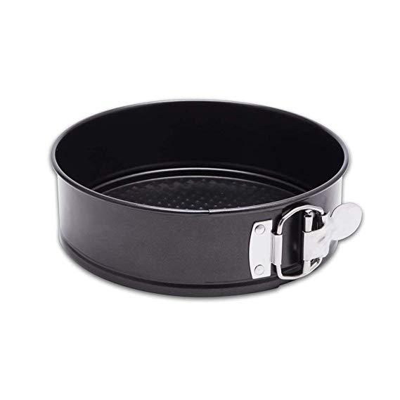Hiware 10 Inch Non-stick Springform Pan with Removable Bottom/Leakproof Cheesecake Pan Bakeware with Cleaning Cloth