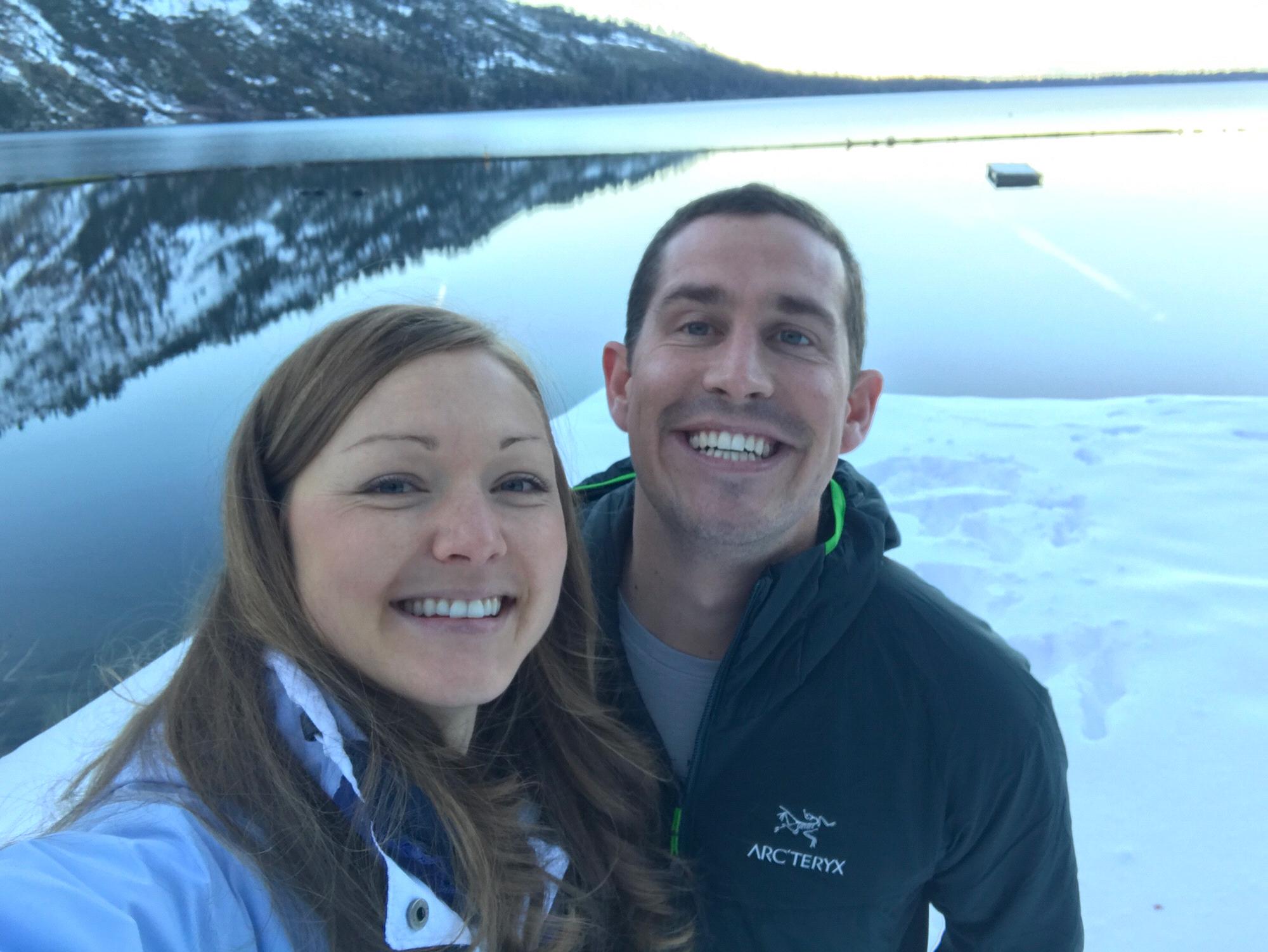 Our first date ~ Fallen Leaf Lake.  We may have been locked in for the night but finally got out!!! 12.2.2016