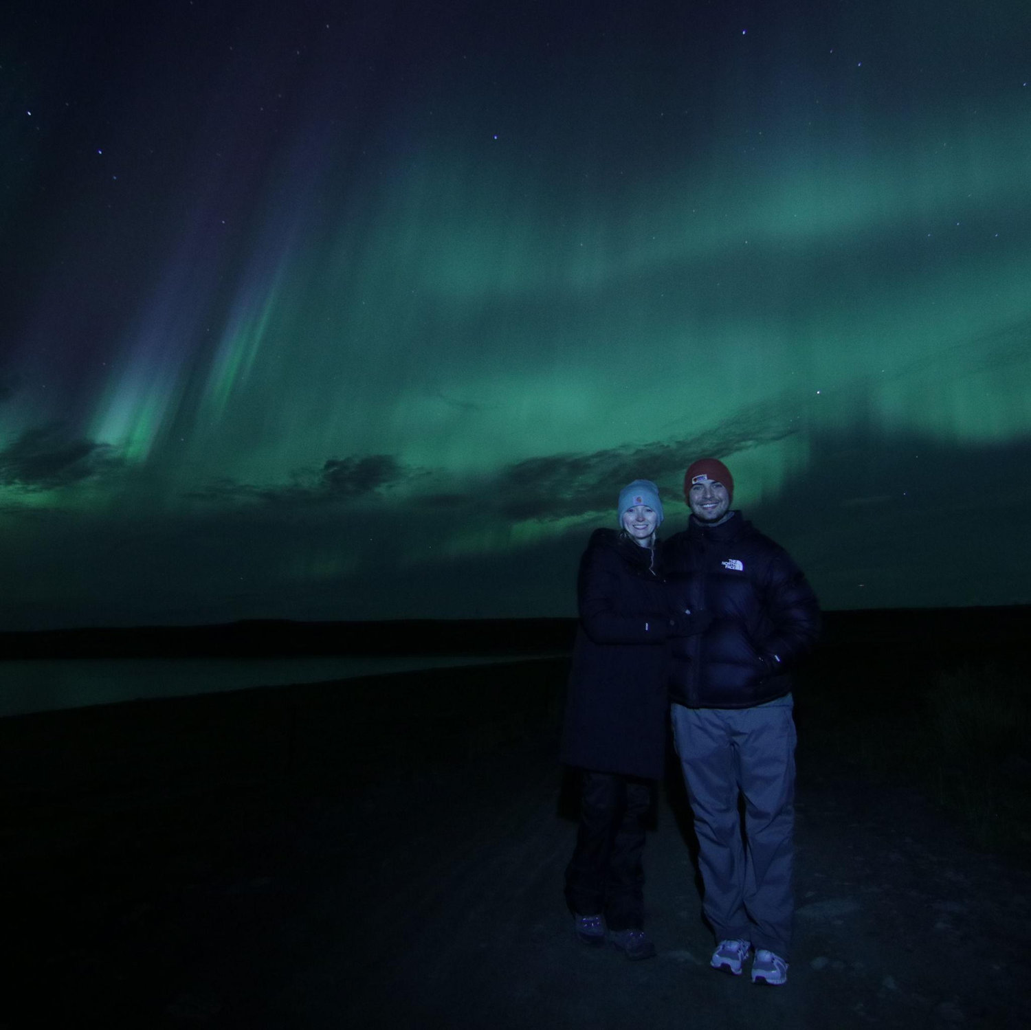 We crossed off seeing the northern lights on our bucket list while traveling through Iceland