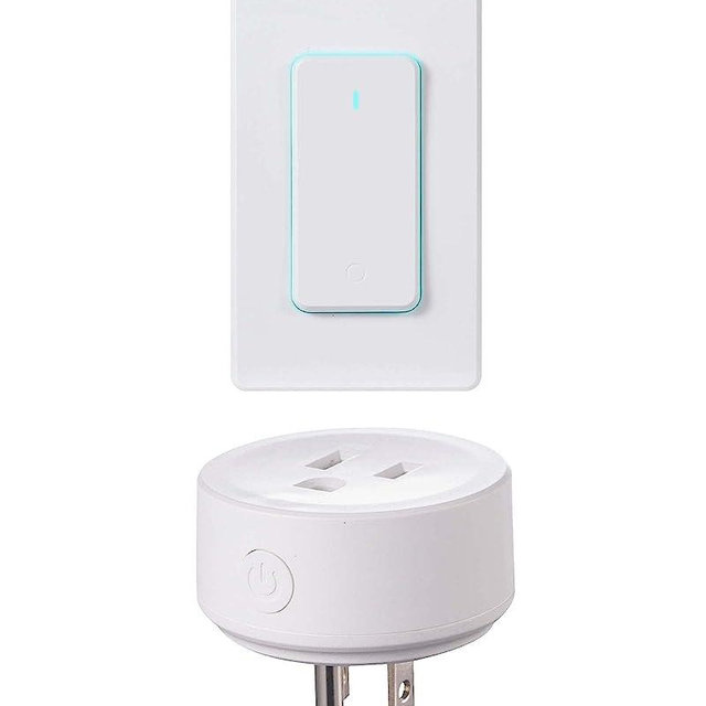 Zoiinet Remote Control Outlet Plug Switch, Buckle Design & Removable Wireless Light Switch, No Wiring Needed, 300 ft, 10A/1200W, Programmable, for Household Appliances