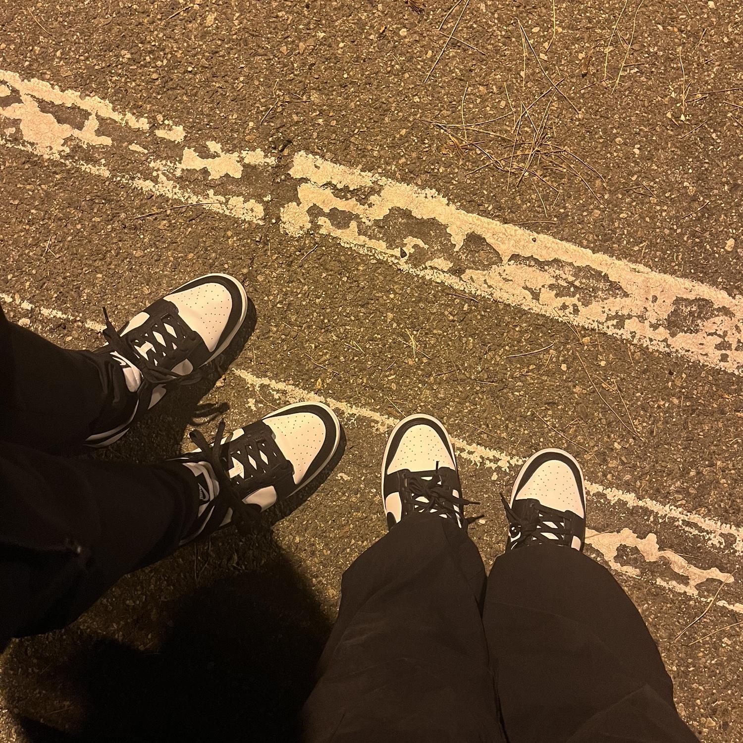 Matching pandas on Valentine's Day~