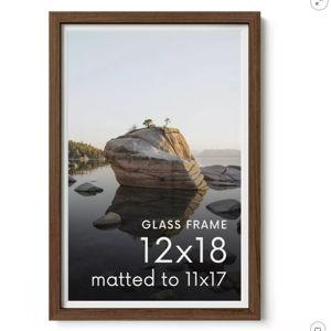 Haus and Hues Oak Wood Single Picture Frame with Real Glass